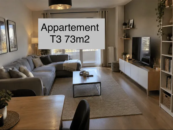 Appartement 3 pièces 73 m²