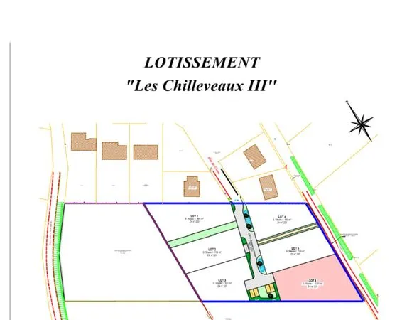 THIZAY (37) - A SAISIR : Terrains à bâtir de 1059 m2