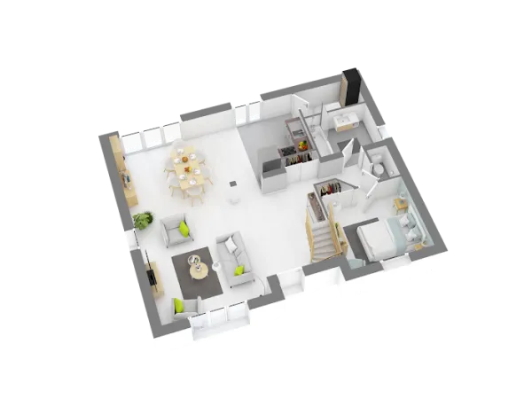 Maison neuve 4 pièces 100 m²