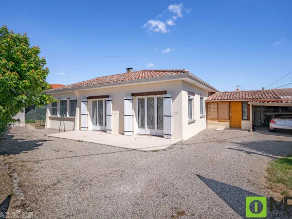 Villeneuve sur Lot maison T4 de plain pied avec jardin proch