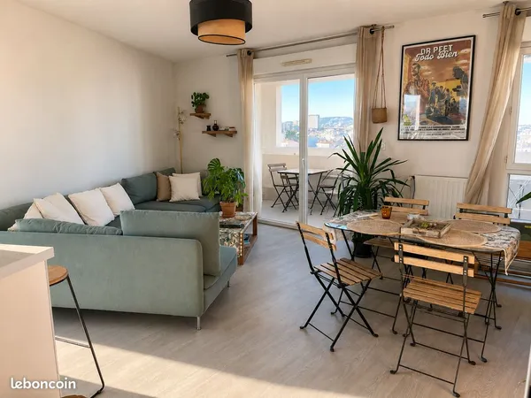 Appartement T3 - Superbe vue mer - Quartier Arenc Le Silo