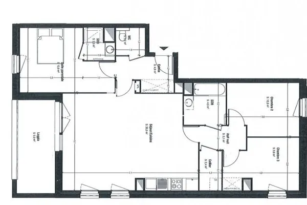 Appartement 4 pièces 98 m²