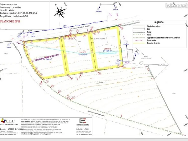 Terrain constructible