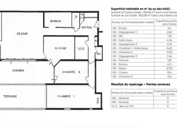 Appartement 4 pièces 105 m²