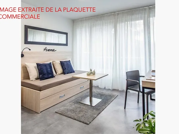 Studio 1 pièce 18 m²