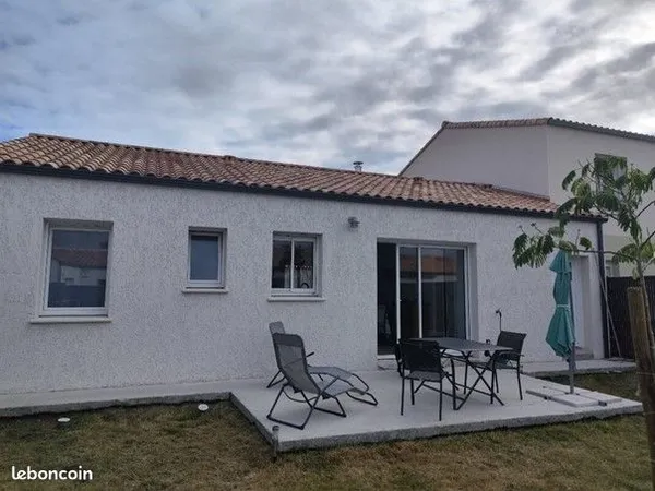 Maison meublée 400m plages