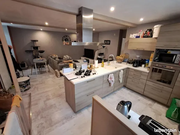 Appartement Duplex T3 Climatisé - Cuisine tout équipée - 70 m² - Centre-ville Riom (63200)