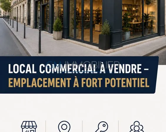 Local commercial 60 m² Saint-Jean-de-Luz