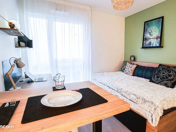 Studio en résidence étudiante à Rouen