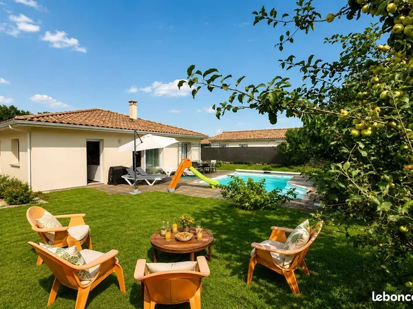 Maison plain-pied Listrac Medoc avec piscine
