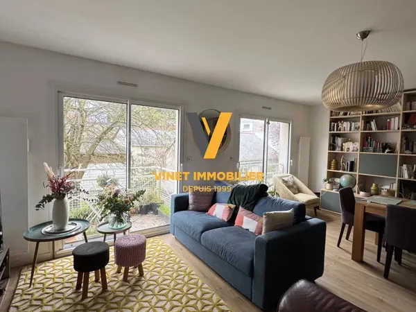 Vends appartement 133m² Nantes Type 5 aux prestations soignées
