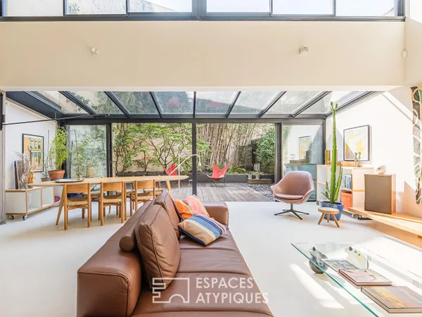 Loft avec jardin japonais aux Chartrons