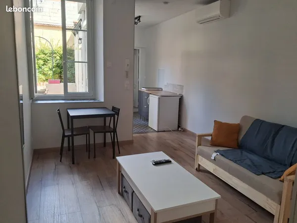 Appartement rénové 24m² +terrasse