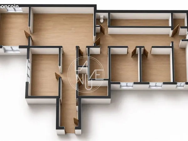 Appartement 5 pièces 208 m²