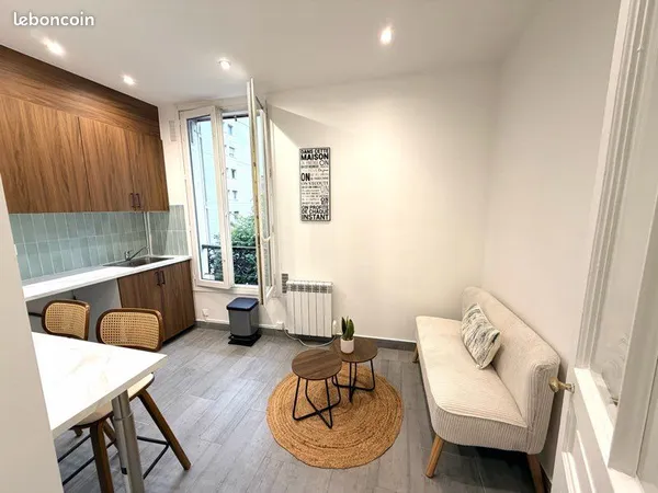 Appartement refait à neuf et meublé au coeur de Levallois Perret