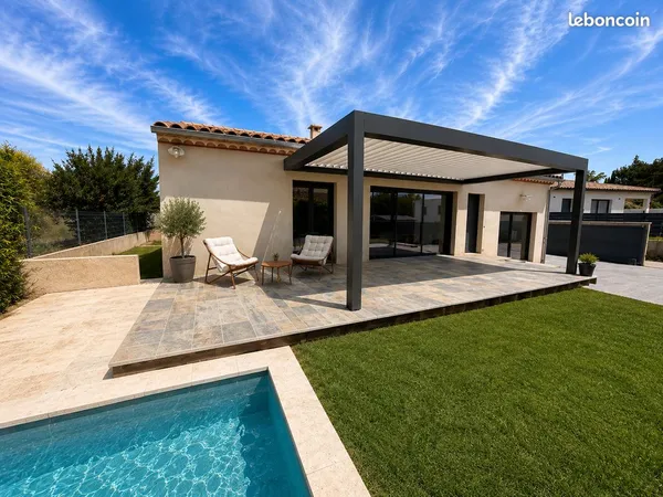 Villa contemporaine - dpe a - 25 minutes gare TGV - 15 minutes autoroute