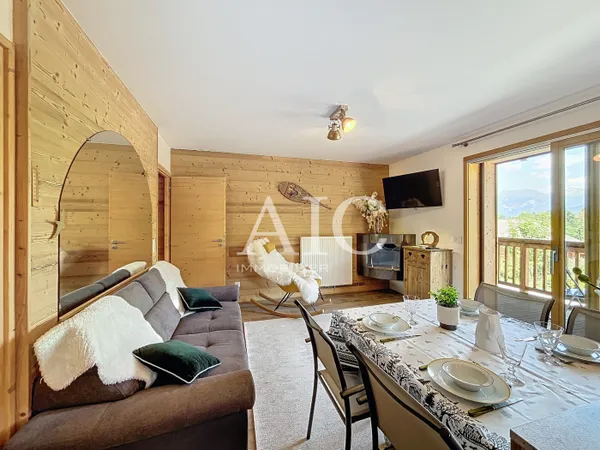 Beau appartement face au Mont Blanc