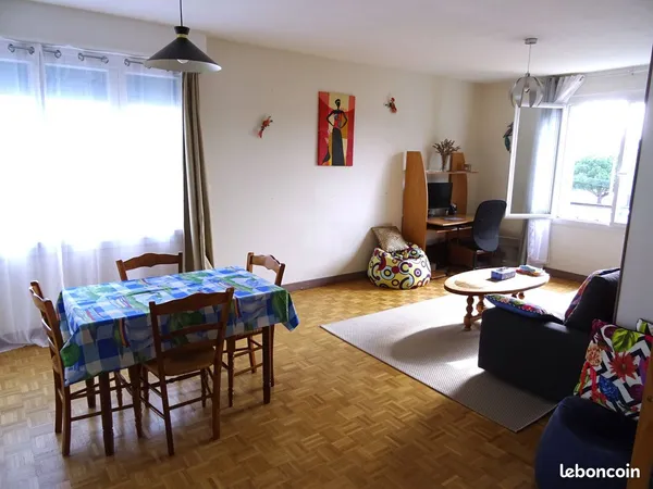 Entre parc paysager et jardin des plantes appartement t3 de 77 m², a 200 m de la mer