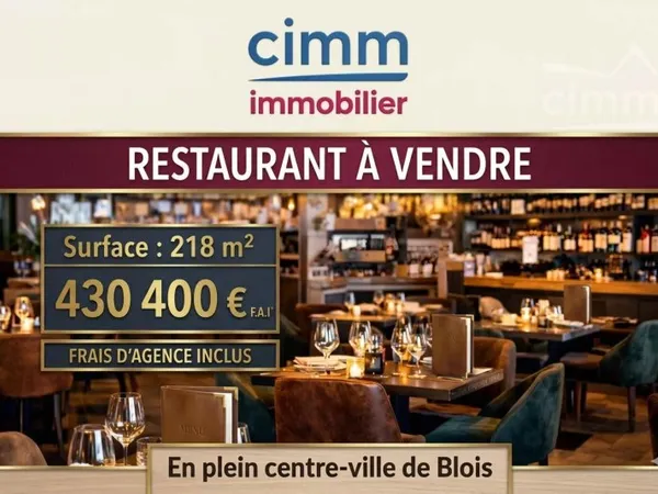 Restaurant "Clé en Main" - 218 m² - Blois Centre-Ville