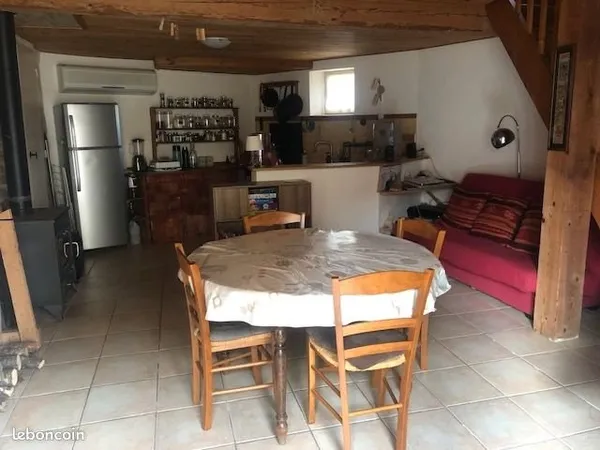 Maison 3 pièces 60 m2 avec petit jardin