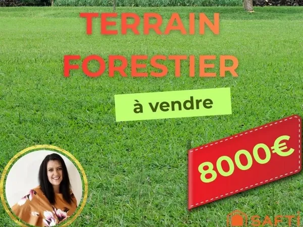Terrain forestier 2 521 m²