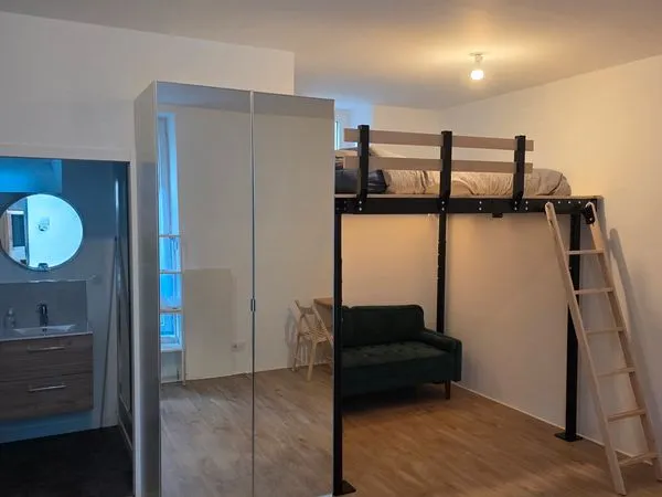 Studio neuf 23m² + mezzanine