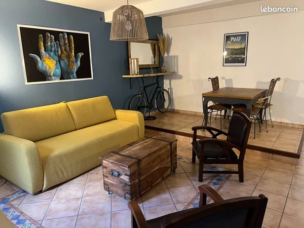 Appartement meublé 58 m2 550 cc