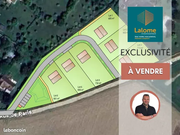 Terrain 650 m² Bréval
