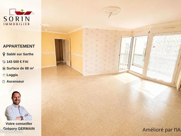 Appartement 5 pièces 88 m²