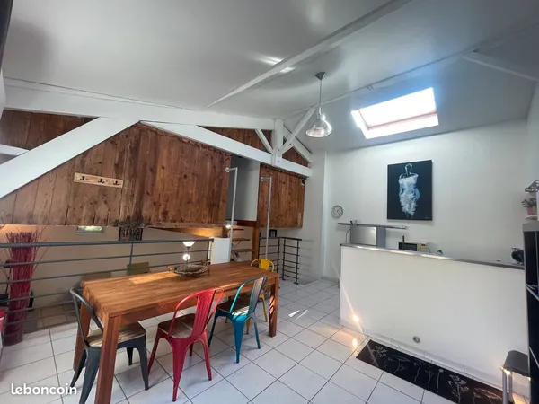 Joli loft 3 P PESSAC sud park clim