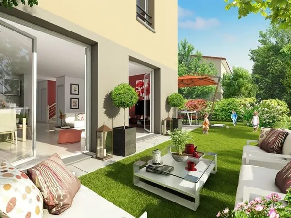 -- MAISON 90m² 4 pièces avec jardin de 115²m