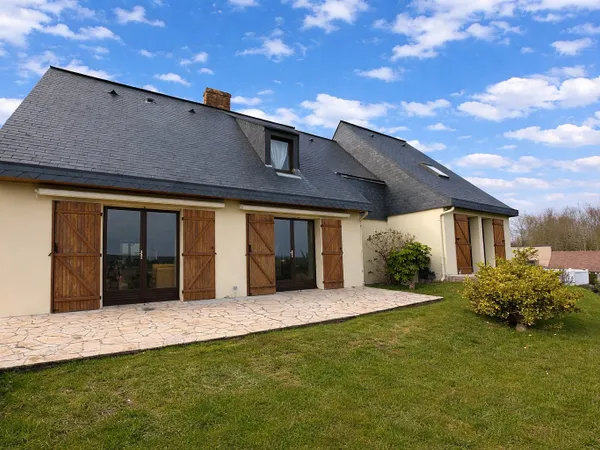 Maison d'architecte viable de plain-pied dans un cadre privi