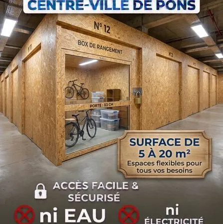 Location box de rangement 17800 PONS