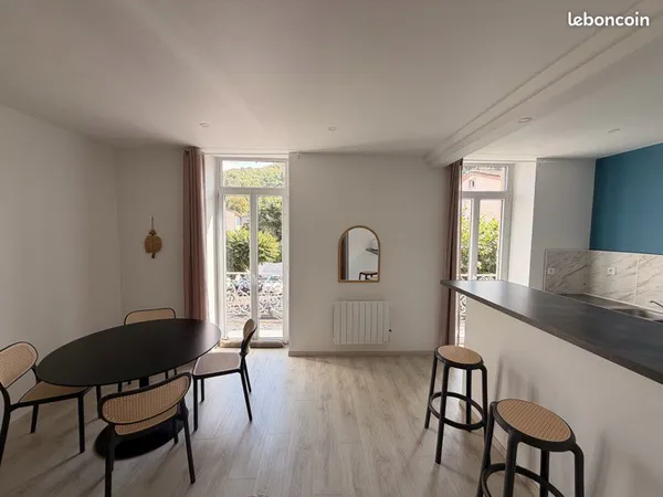 Beau T2 meublé avec patio