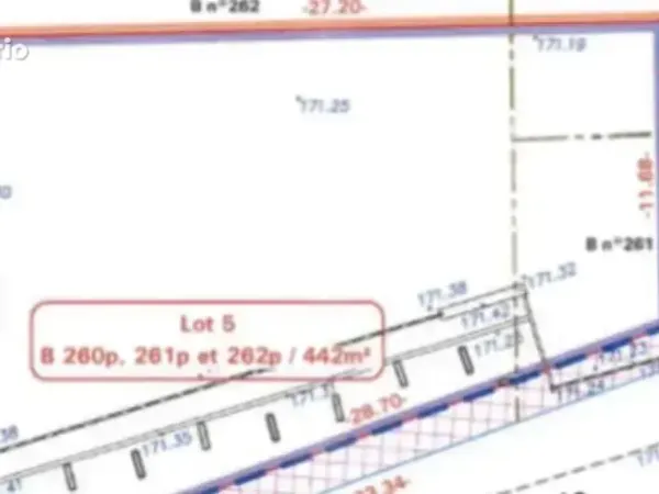 Terrain à bâtir de 442 m² à PECQUEUSE (91)