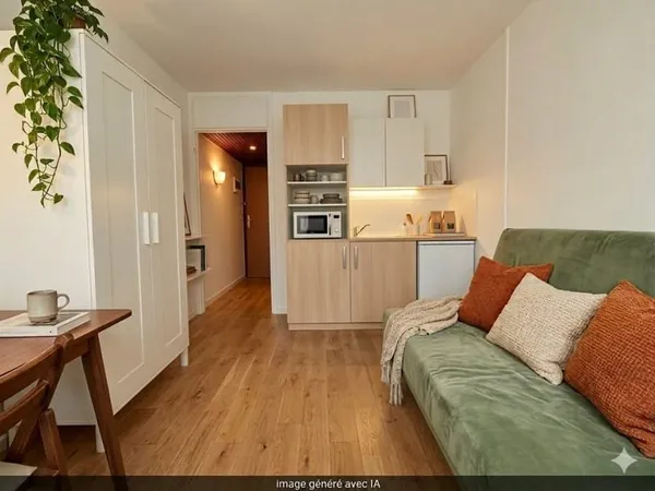 Studio lumineux - 75 000 €
