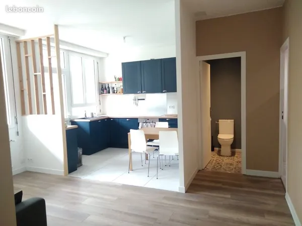 T3 meublé 60m² avec terrasse