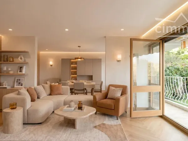 Appartement familial traversant et lumineux