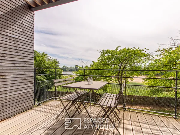 Appartement vue Loire et son stationnement