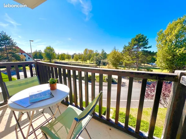 Cabourg- superbe 2 pieces avec balcon expose plein ouest, acces direct plage
