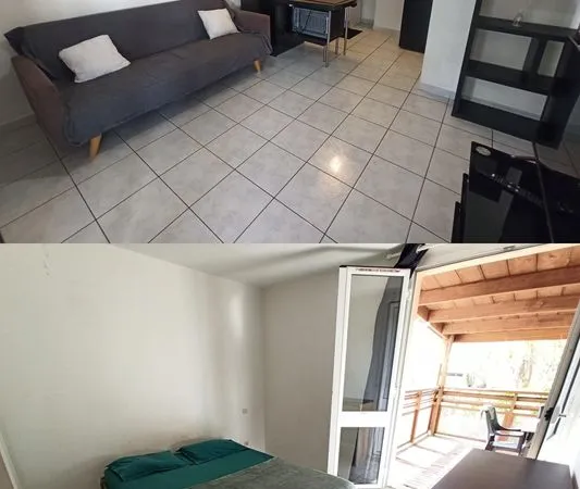 T1 Bis meublé avec balcon au calme dans les hauteurs