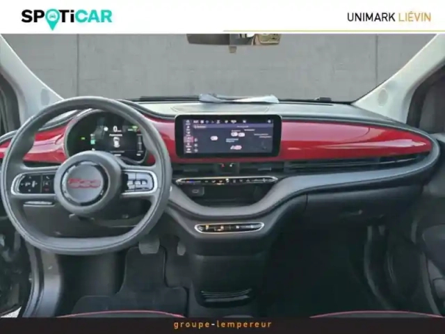 Fiat 500 e 95ch (red) — photo 11