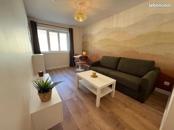 Studio 24m² - Meublé, isolé, climatisé, et entièrement rénové