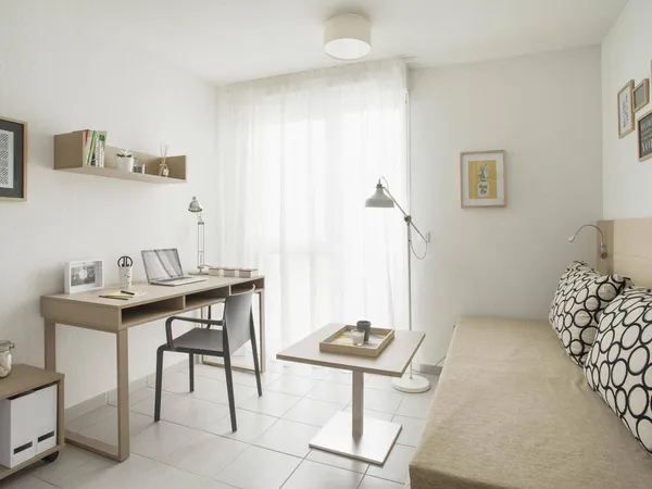 Studio 1 pièce 19 m²