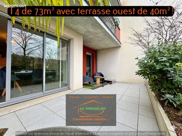 Appartement 4 pièces 73 m²