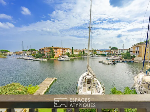 Appartement avec vue sur les canaux et amarrage privé