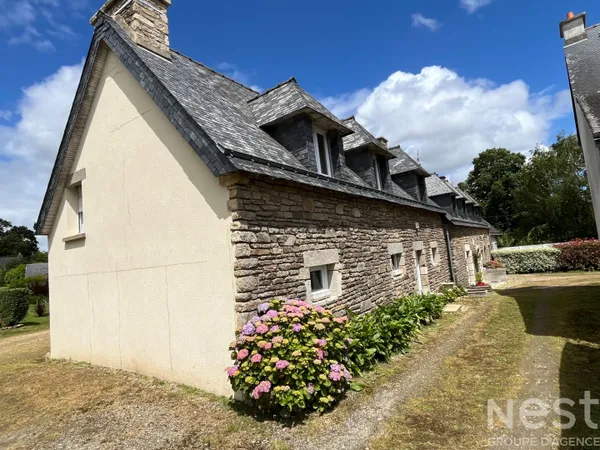Longère avec grand Jardin à 5 km de Pluvigner
