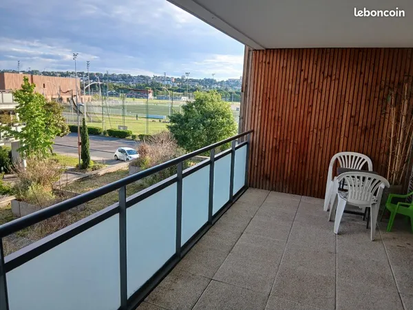 Appartement T2 meublé 43 m² avec terrasse et parking - Balma - Investissement locatif