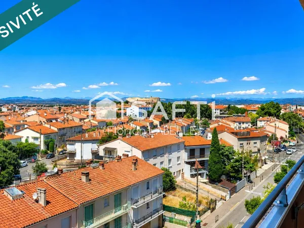 Appartement T4 avec vue face au Canigou