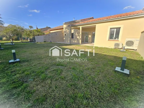 Maison récente plein pied de 99 m² avec jardin et garage